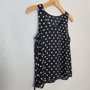 Express Sheer Polka Dot Top